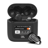 JBL Tour Pro 2 - Black - True wireless Noise Cancelling earbuds - Hero